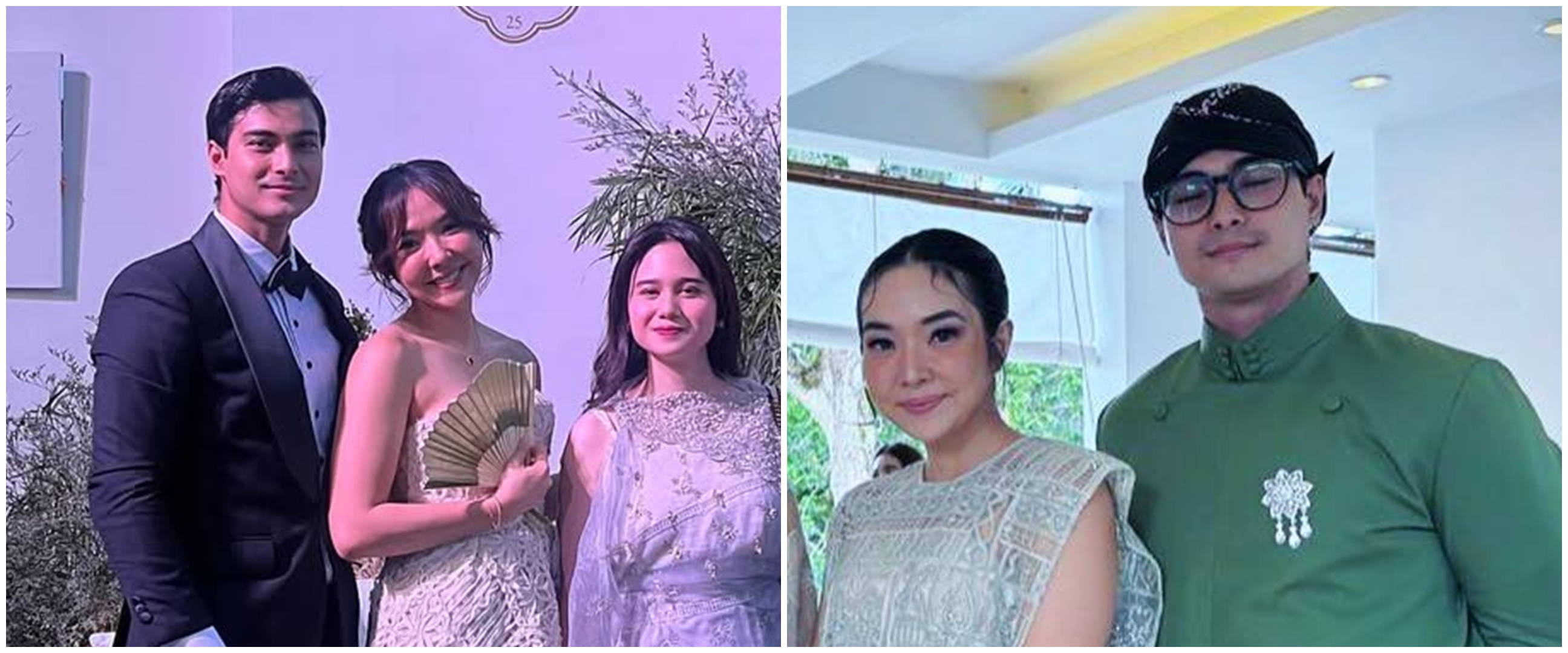 9 Momen mesra Gisella Anastasia dan Cinta Brian saat hadiri resepsi Luna Maya dan Maxime, go public?