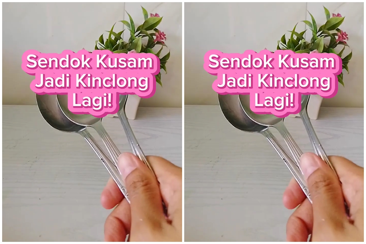 Trik mengubah sendok kusam jadi kinclong lagi sekarang tanpa direndam sabun cuci piring