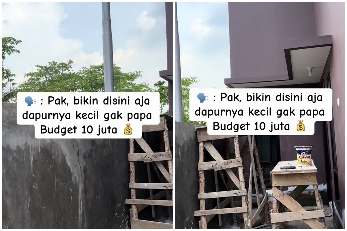 Wanita ini bangun dapur rumah budget Rp10 juta hasilnya bikin tetangga mupeng, ini 9 potretnya