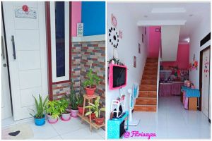 11 Potret rumah segaris tanpa sekat, penampakan dapurnya langsung di depan mata pas dibuka