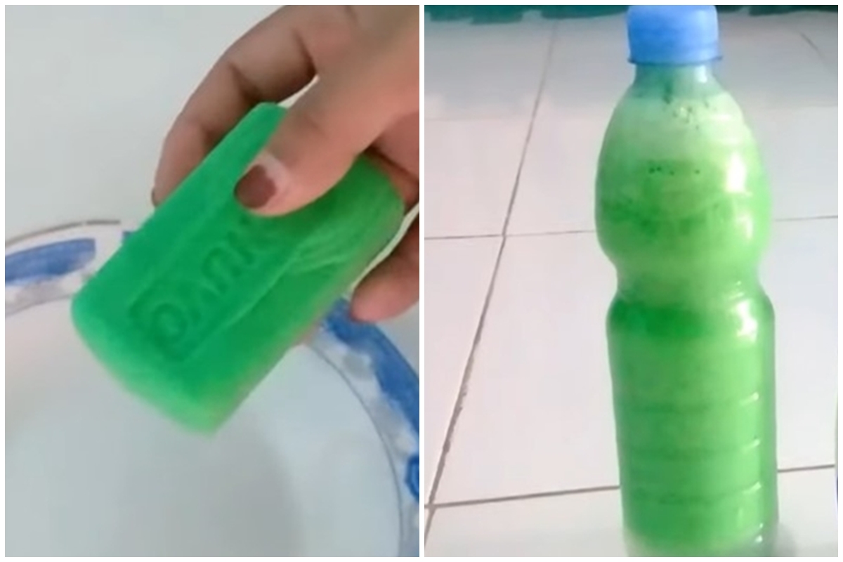 Tanpa campuran baking soda, trik simpel ubah sabun mandi batangan jadi cair fungsinya tetap maksimal