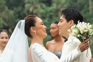 Menyimbolkan kemurnian cinta, ini taksiran harga Lily of The Valley, buket bunga nikah Luna Maya