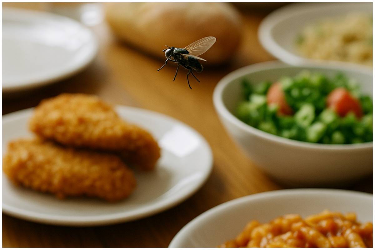 Cara praktis usir lalat dari makanan di meja makan, cukup pakai 1 bahan alami yang gampang dicari