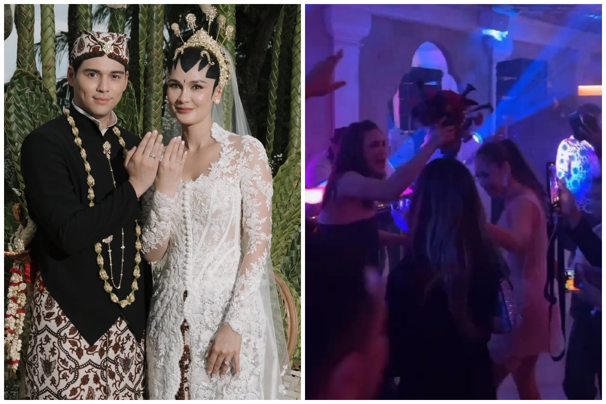 Luna Maya ternyata pernah dapat lemparan buket bunga pengantin, ini 7 momennya di nikahan BCL