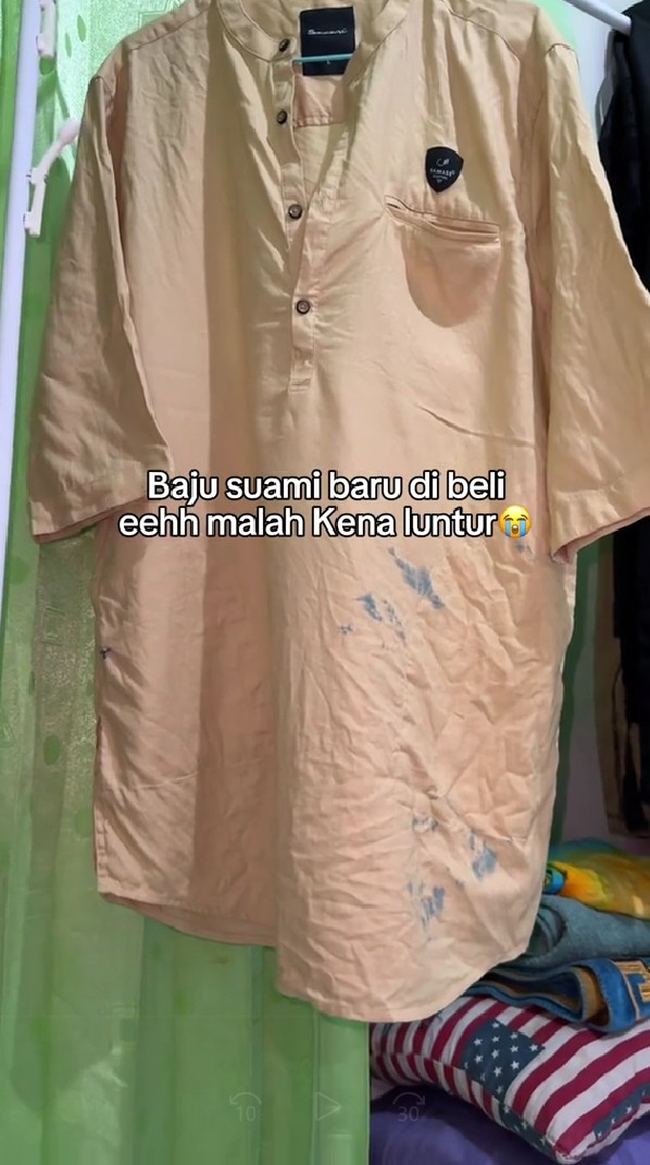 Baju kelunturan sekarang bisa bersih lagi noda enyah, ternyata ini triknya pakai 1 bahan dapur