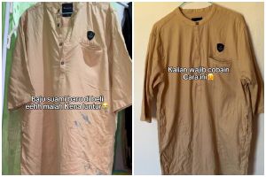 Baju kelunturan sekarang bisa bersih lagi noda enyah, ternyata ini triknya pakai 1 bahan dapur