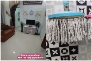 Kain pel kotor kumal sekarang bersih kinclong kesat lagi cuma pakai trik ini