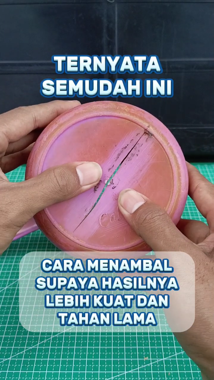 Trik bikin gayung pecah kembali rapat dan aman dipakai lagi sekarang hanya andalkan 1 alat sederhana