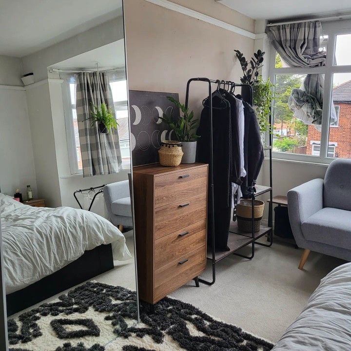 Inspirasi dekorasi kamar rumah kontrakan gaya industrial, murah tapi estetik maksimal