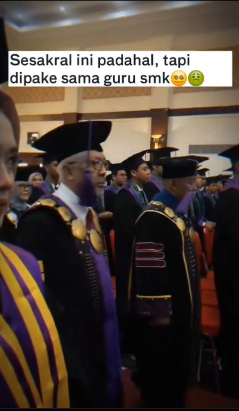 Viral kelulusan SMK di Purwokerto digelar bak wisuda perguruan tinggi, begini tanggapan kepala sekolah