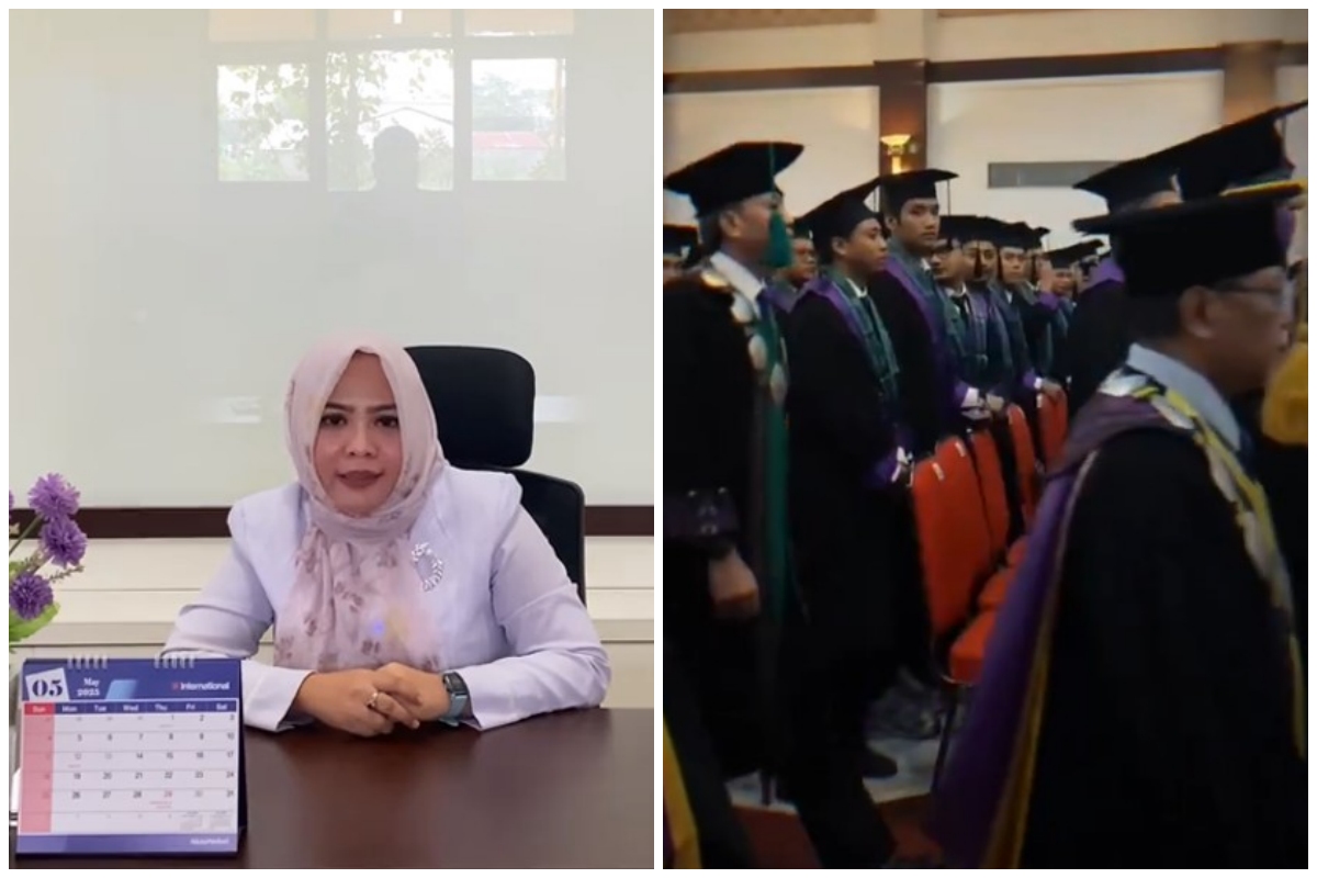 Viral kelulusan SMK di Purwokerto digelar bak wisuda perguruan tinggi, begini tanggapan kepala sekolah