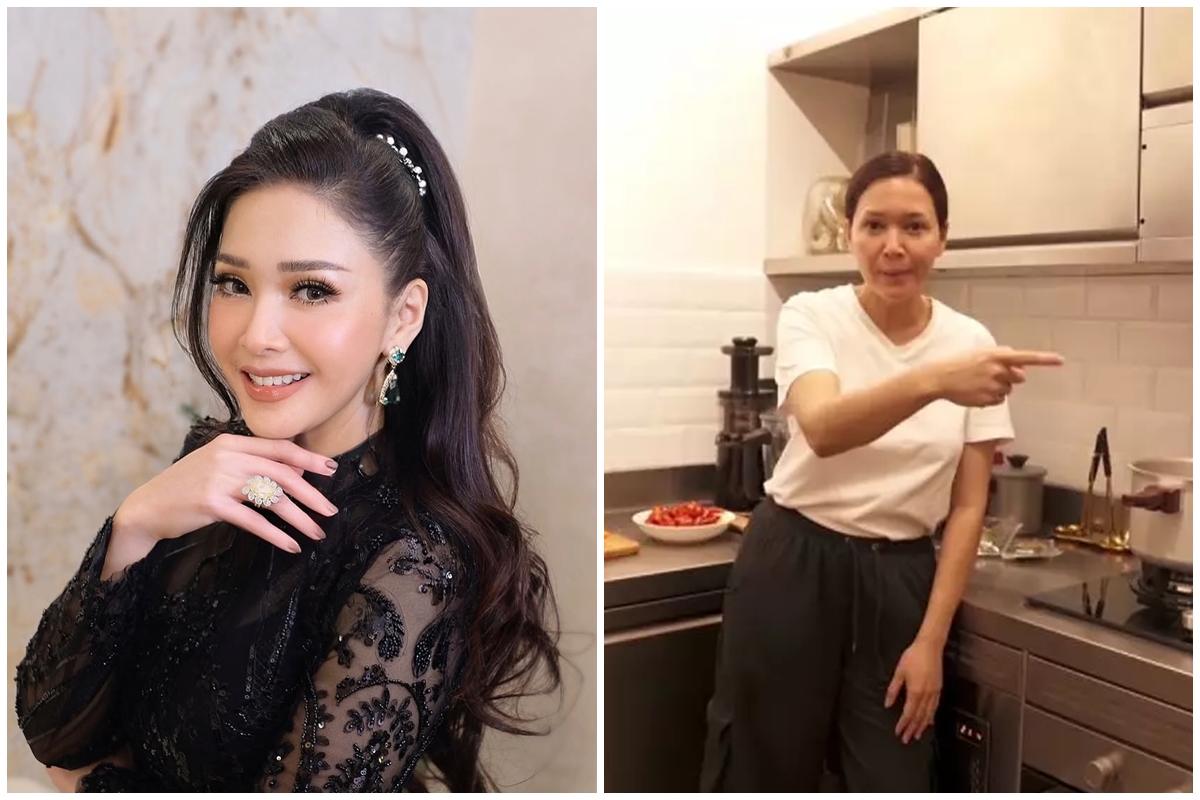 Gaya minimalis tapi visualnya impian emak-emak, 7 cara Maia Estianty bikin dapur kotornya jadi elegan