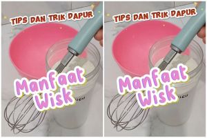 Tak cuma dipakai mengaduk, fungsi lain whisk ini sekarang bisa dicoba