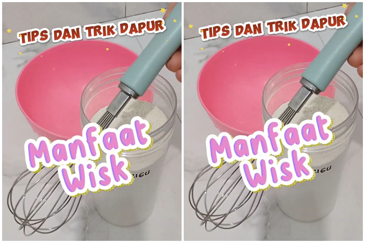 Tak cuma dipakai mengaduk, fungsi lain whisk ini sekarang bisa dicoba