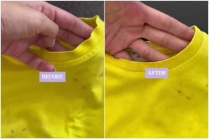 Kerah kaus melar sekarang tak perlu bingung, ini trik mengencangkannya kembali hanya dalam 30 detik