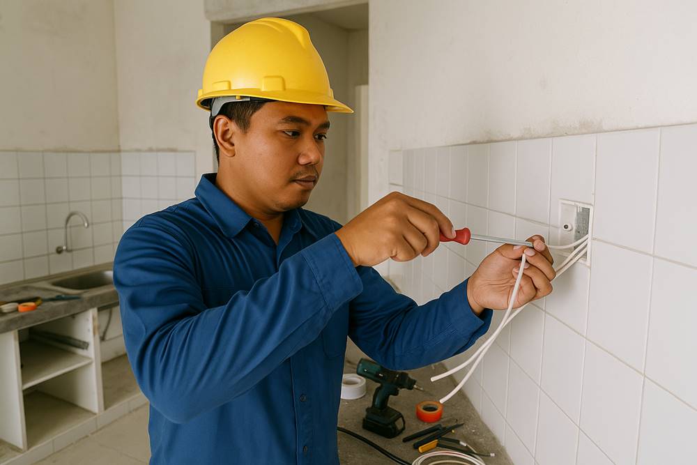 Tips menata peralatan listrik di dapur rumah agar aman, rapi, dan bebas risiko korsleting