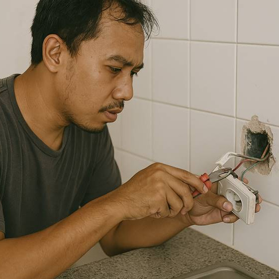 Tips menata peralatan listrik di dapur rumah agar aman, rapi, dan bebas risiko korsleting