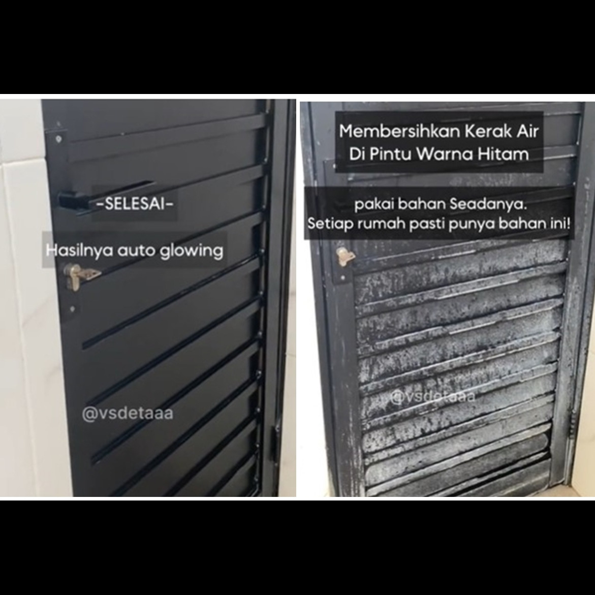 Tanpa disikat pembersih, trik bersihkan kerak pintu kamar mandi pakai 1 bahan dapur ini jitu
