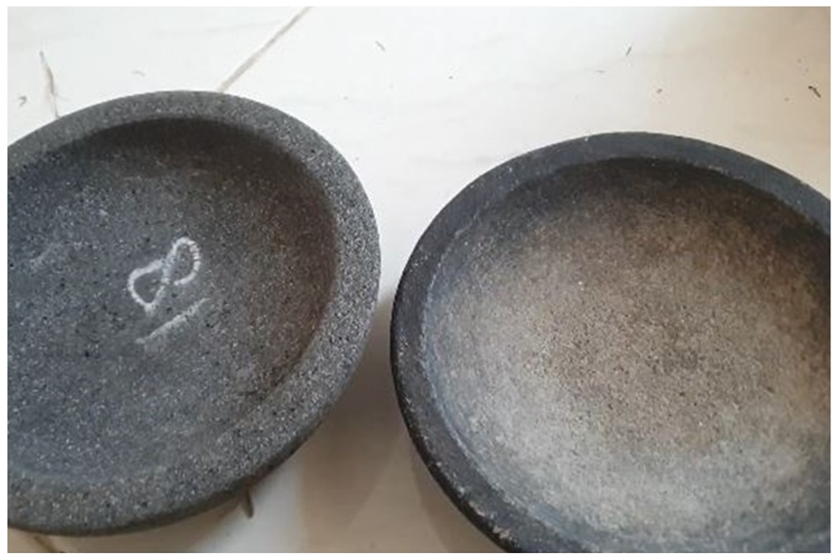 Jangan asal beli, cobek batu bisa dipalsukan, begini trik membedakan dengan yang asli