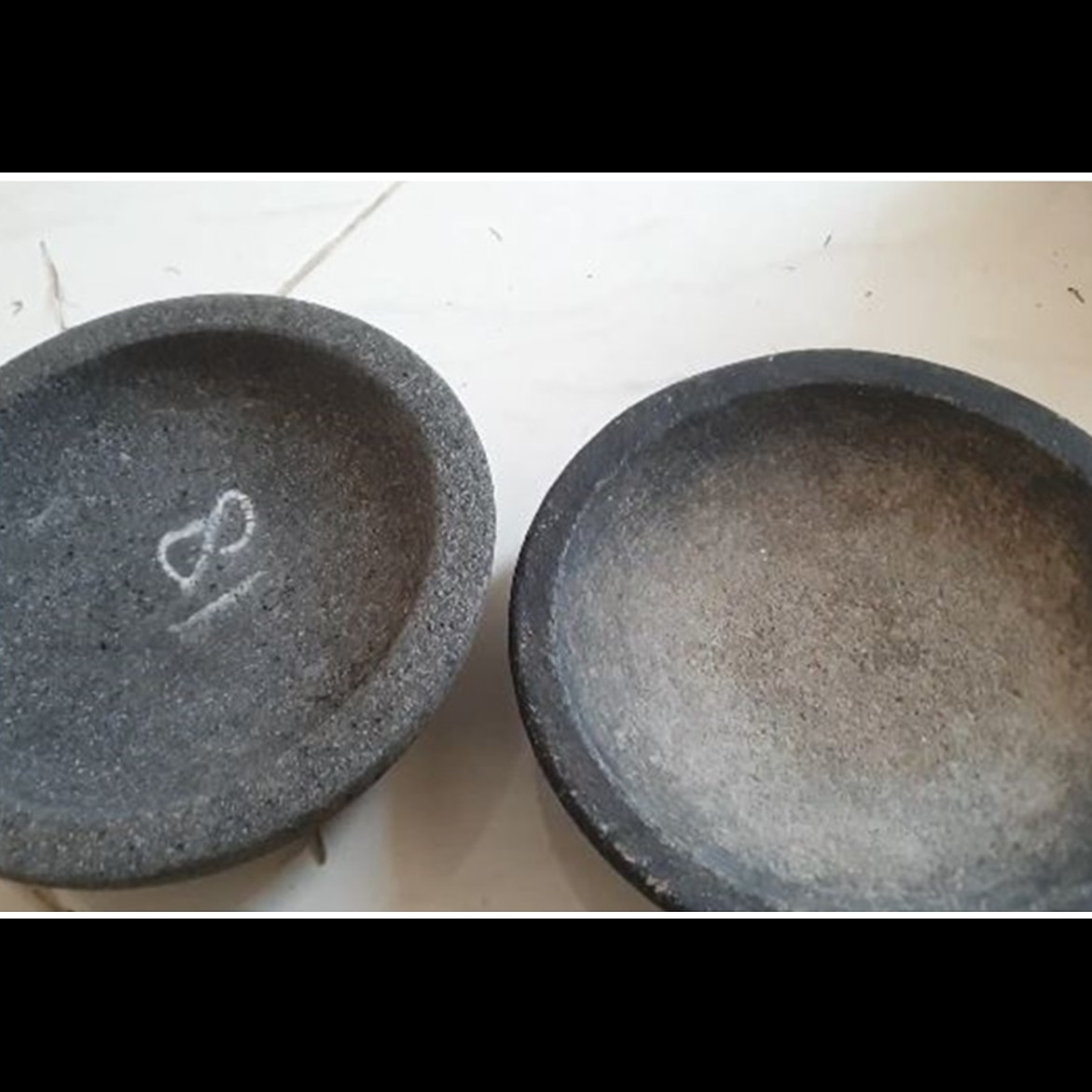 Jangan asal beli, cobek batu bisa dipalsukan, begini trik membedakan dengan yang asli