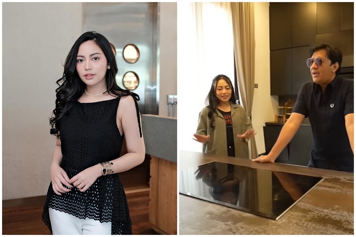 Interiornya full warna hitam, ini 7 cara Rachel Vennya menata dapurnya agar suasananya tetap hangat