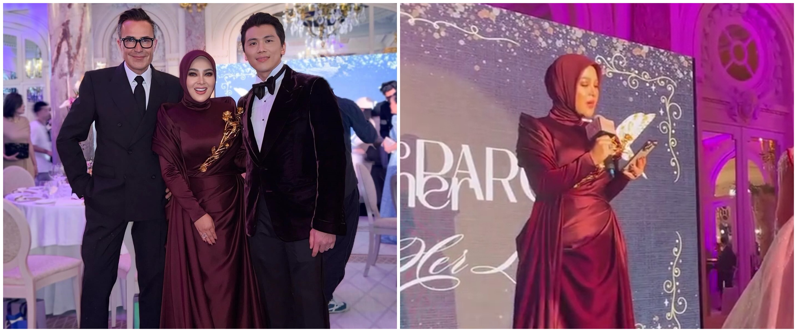 Tampil Glamor di Gala Dinner Cannes 2025, Syahrini boyong penghargaan dari UNESCO