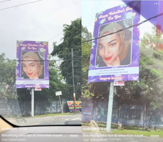 Viral wanita pasang reklame sindir selingkuhan suaminya ini tuai dukungan, pelakor auto ketar-ketir