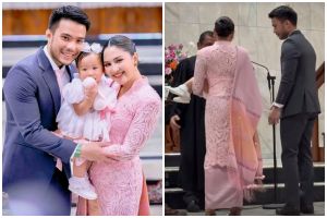 9 Potret Jessica Mila dampingi Kyarra jalani baptis bayi, tampil anggun dengan kebaya ala Batak