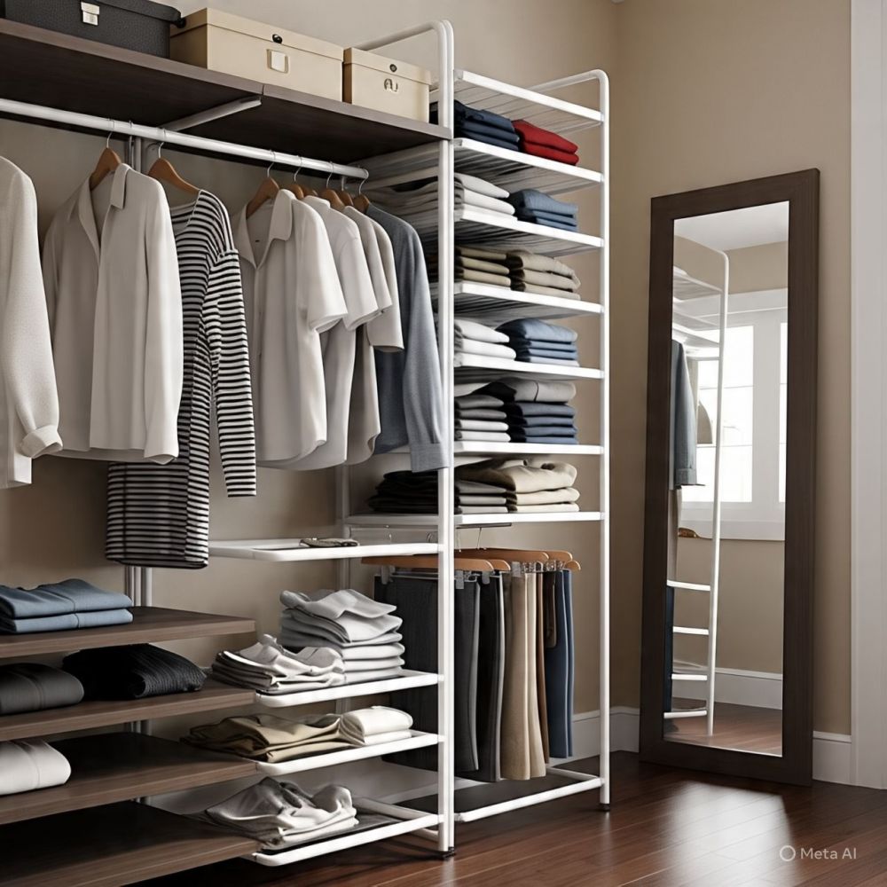 Trik menata lemari pakaian kecil agar muat banyak, anti berantakan dan cocok buat kamar minimalis