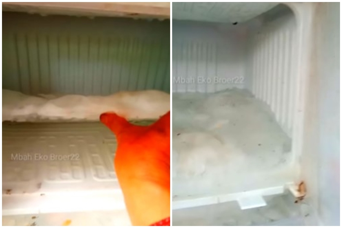 Bersihkan bunga es tebal di freezer cuma 5 menit, hanya pakai trik ini