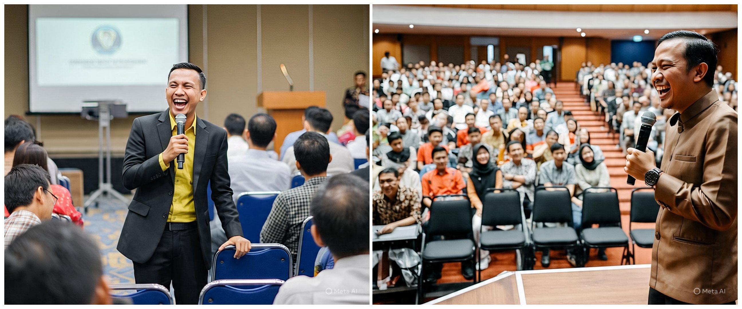 50 Pantun lucu buat MC dan pembuka acara, dijamin ice breaking makin cair