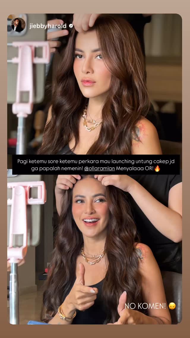 Kini mantap lepas hijab, ini 9 potret Olla Ramlan tampil stunning dengan rambut digerai