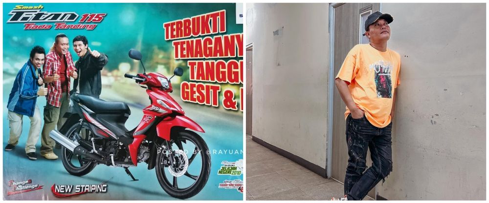 Potret lawas dan terbaru 9 seleb bintang iklan motor jadul, awet muda hingga kini