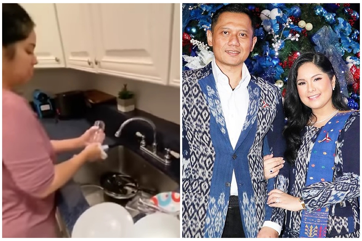 Dulu rumahnya jadi sarang biawak kini mewah elegan, intip 7 cara AHY dan Annisa Pohan menata dapur