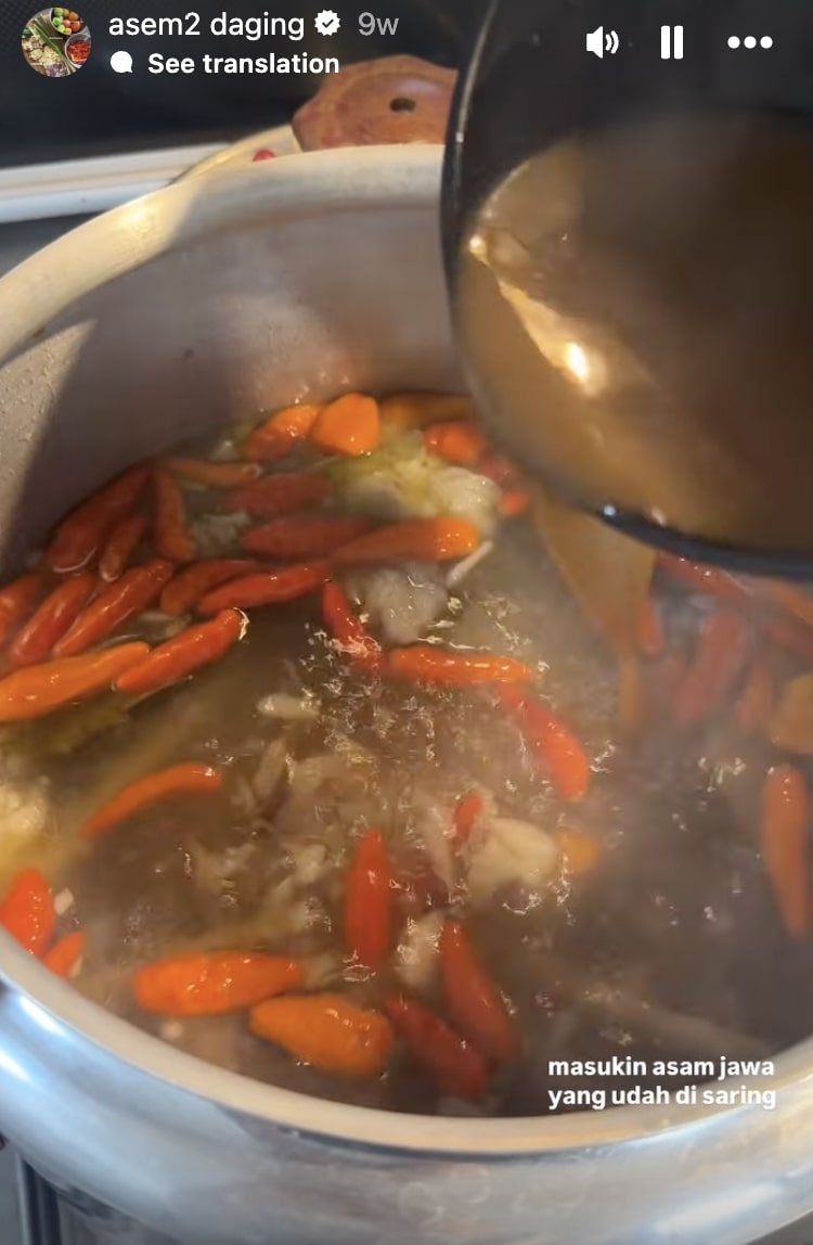 Cara masak asem-asem daging ala Steffi Zamora, gampang banget, tak ada alasan tak bisa masak