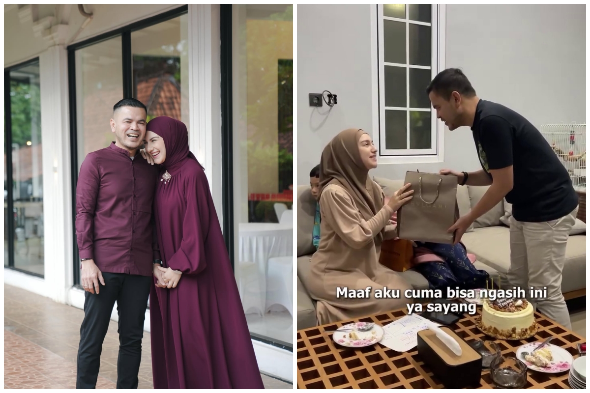 Haldy Sabri ulang tahun, intip 9 momen unboxing kado dari Irish Bella dan anak-anak