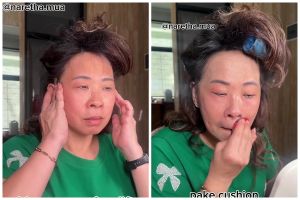 Cuma pakai cushion tipis, transformasi emak-emak dandan ini endingnya tampak muda lagi bak 20 tahunan