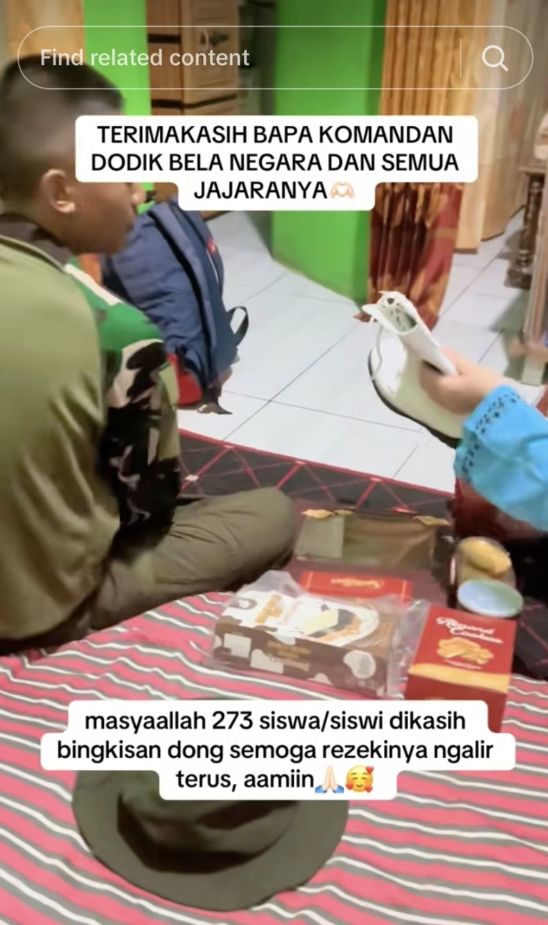 Masuk barak karena malas sekolah, siswa ini sabet juara 1 PBB dan pulang nenteng jajanan segambreng