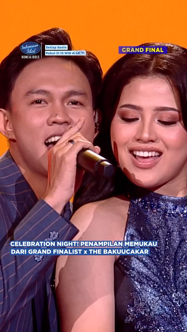 Cinlok sejak awal kompetisi, 9 potret kemesraan Shabrina dan Fajar Noor di panggung Indonesian Idol