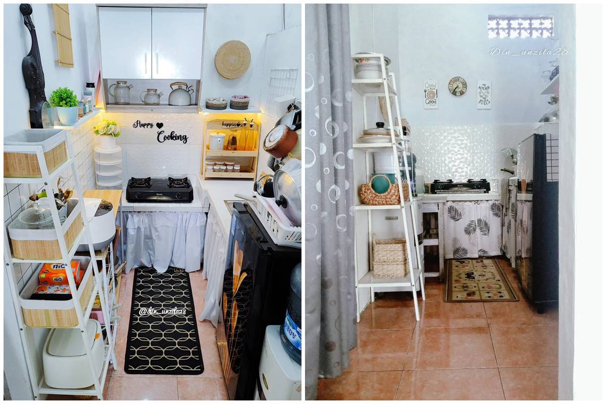 9 Potret dapur sepetak tanpa kitchen set, estetiknya bikin auto pengen nata ulang dapur sendiri