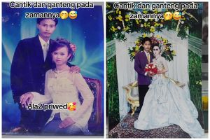 Ngetren pada masanya, wanita ini bagikan 7 potret makeup pengantin ala 2005, eye look-nya bikin kaget