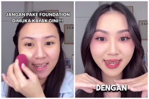 Bukan pakai spons, ini cara ampuh menutup pori-pori besar dengan makeup agar flawless maksimal