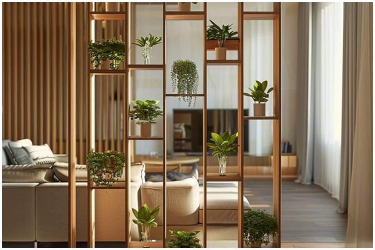 11 Desain partisi ruang tamu estetik yang bikin rumah mungil tetap terasa luas dan instagramable