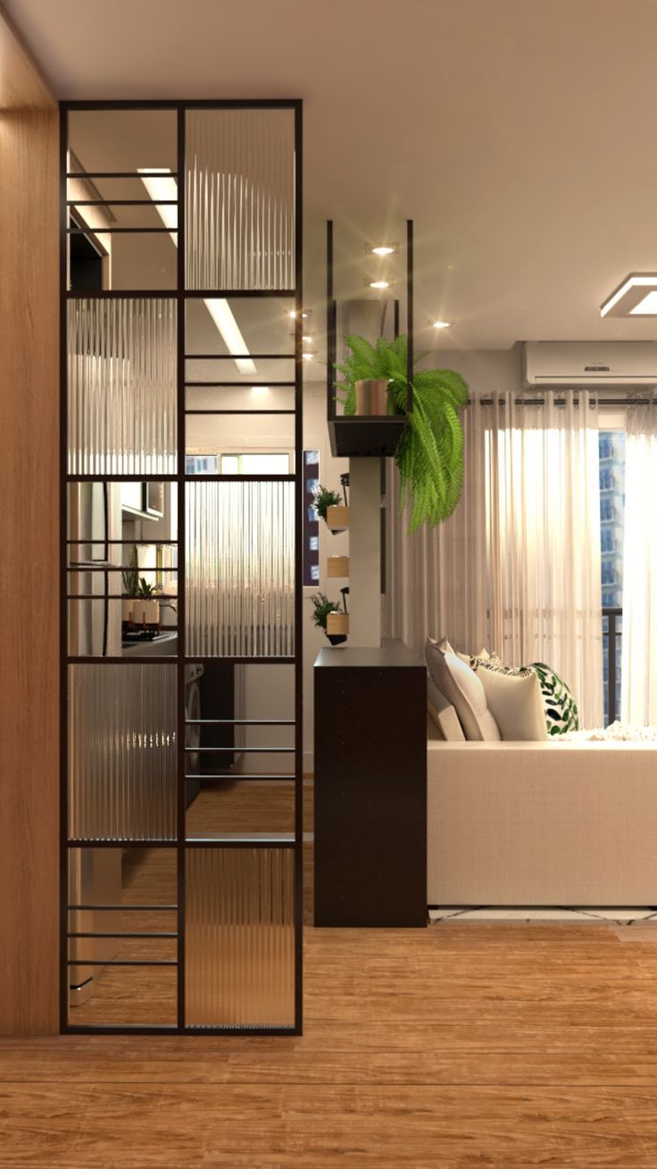 11 Desain partisi ruang tamu estetik yang bikin rumah mungil tetap terasa luas dan instagramable