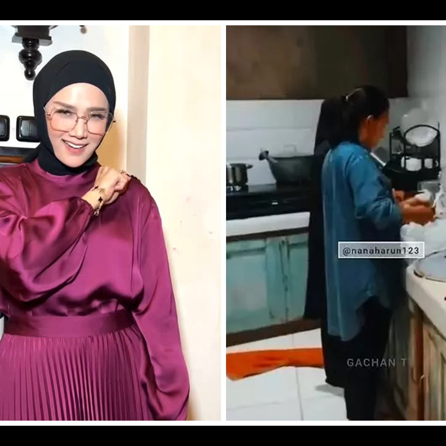 Desainnya bak tempat masak di desa, ini 5 cara Mulan Jameela menata dapurnya tetap nyaman dipandang