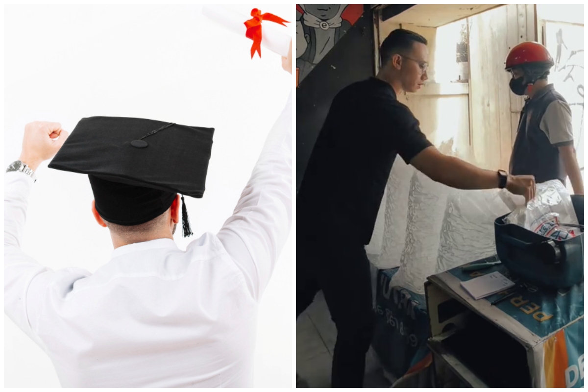 Jadi sarjana tak jamin kerja kantoran, pria lulusan geologi ini pilih jualan es batu, ini ceritanya