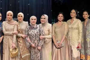 Potret 8 seleb era 90-an hadiri resepsi pernikahan anak Bella Saphira, jadi ajang reuni nostalgia