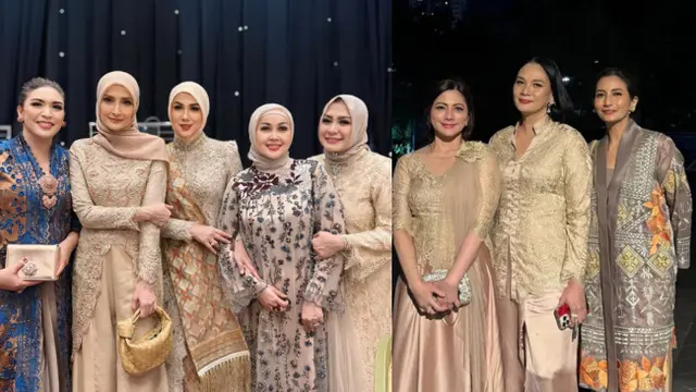 Potret 8 seleb era 90-an hadiri resepsi pernikahan anak Bella Saphira, jadi ajang reuni nostalgia