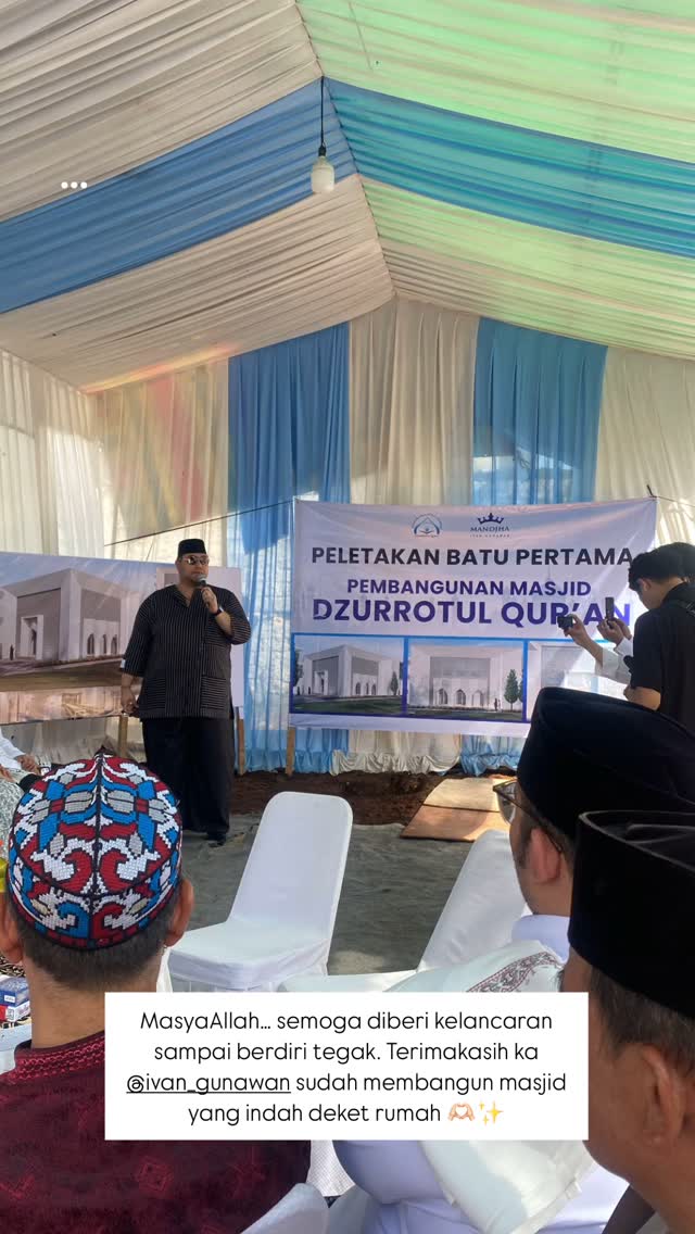 Kembali bantu pembangunan masjid, ini 7 potret Ivan Gunawan beli tanah 450 meter jelang berangkat haji