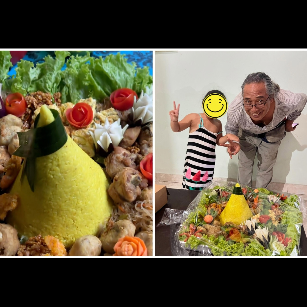 Ultah ke-31, cewek ini dapat tumpeng homemade full effort dari orang tua, selevel buatan catering
